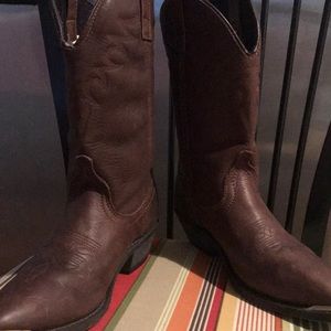 Cowboy boots leather